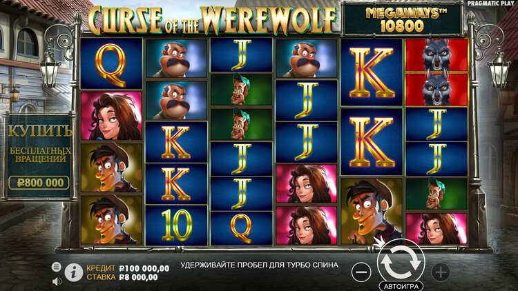 Технические характеристики слота Curse of the Werewolf Megaways